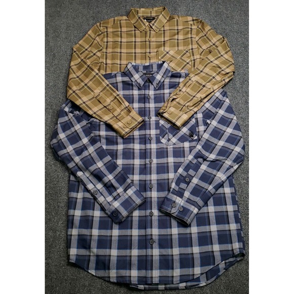 Duluth Pack Other - Duluth Trading Alaskan Hardgear PAIR Shirts Mens Large Tall Slim Fit Poly Wool